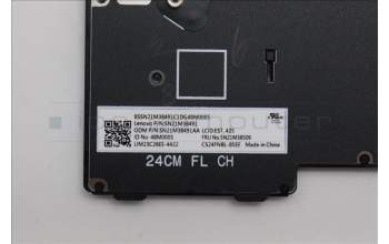 Lenovo 5N21M38509 Keyboard Internal, Estonian, Black, Non-Backlight, UK