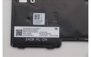 Lenovo 5N21M38538 Keyboard Internal, Danish, Black, Backlight, UK