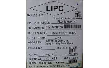 Lenovo 5N21M38576 Keyboard Internal, Korean, Black, Backlight, US