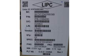 Lenovo 5N21M38648 NB_KYB 4C4TT50B-GY-CHY-EURO ENG