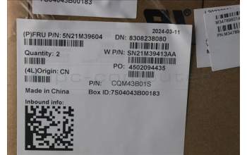 Lenovo 5N21M39604 NB_KYB 4C6TT50B-BK-PMX-ENG