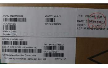 Lenovo 5N21M39684 NB_KYB 4C6TT50B-BK-PMX-SLV