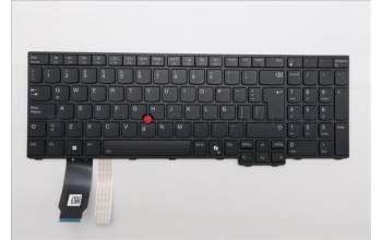 Lenovo 5N21M39911 Keyboard Internal, Spanish LA, Black, Backlight, w/Number, UK