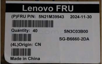 Lenovo 5N21M39943 NB_KYB 4C6TT50B-BK-LTN-GER