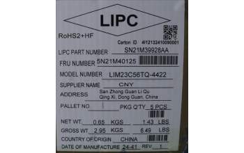 Lenovo 5N21M40125 NB_KYB 4C6TT50N-BK-CHY-TUR