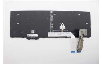 Lenovo 5N21M40173 Keyboard Internal, French, Black, Backlight, w/Number, US