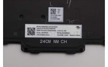 Lenovo 5N21M40183 Keyboard Internal, Icelandic, Black, Backlight, w/Number, UK