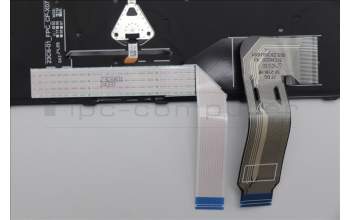 Lenovo 5N21M40195 Keyboard Internal, Swedish/Finnish, Black, Backlight, w/Number, UK