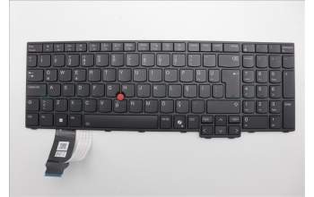 Lenovo 5N21M40199 Keyboard Internal, Turkish, Black, Backlight, w/Number, UK