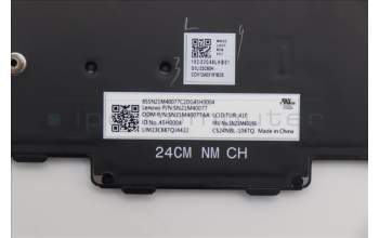 Lenovo 5N21M40199 Keyboard Internal, Turkish, Black, Backlight, w/Number, UK