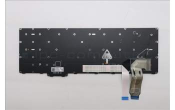 Lenovo 5N21Q49798 Keyboard Internal, Danish, Black, Non_Backlight, w/Number