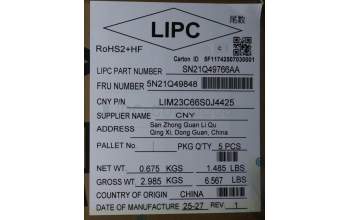 Lenovo 5N21Q49848 NB_KYB 5C6TT5SB-BK-CHY-SWE/FIN