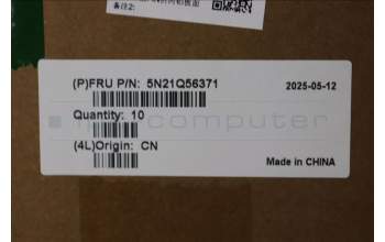 Lenovo 5N21Q56371 Keyboard Internal, French, Black, Non-Backlight, US