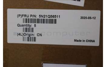 Lenovo 5N21Q56511 Keyboard Internal, UK English, Black, Non-Backlight, UK