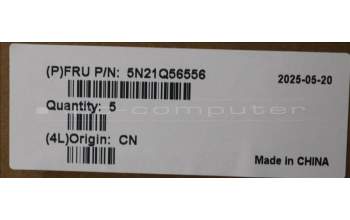 Lenovo 5N21Q56556 Keyboard Internal, Czech Slovakian, Black, Non-Backlight, UK