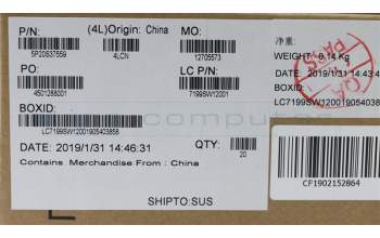 Lenovo 5P20S37559 PAD Thermalpad L 81MV