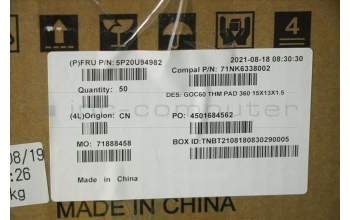 Lenovo 5P20U94982 GOC31_THM_PAD_T-FLEX_360