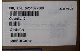 Lenovo 5P51D77300 PWR_SUPPLY FRU ATX 750W 92% PSU