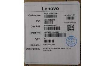 Lenovo 5R71M93545 H83N0 Game Ctrl_R NA_ZA_NL