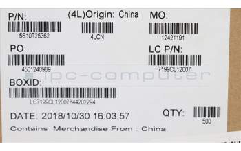 Lenovo 5S10T25362 Screw L 81EK for 2242 SSD