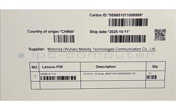 Lenovo 5S58C31715 XT2575-1 R-cover_BE&*HQ31600029A90 CS