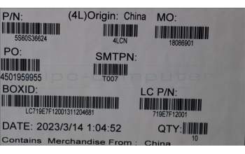 Lenovo 5S60S36624 SHIELD L 83BU for USB