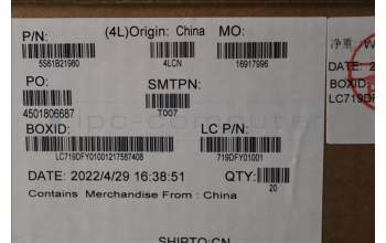 Lenovo 5S61B21980 JE442_DIMM_SHIELDING_COVER_ASSY