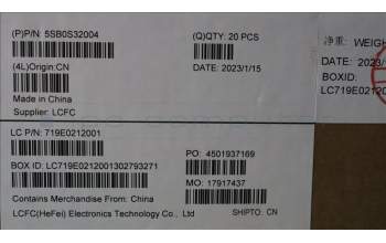 Lenovo 5SB0S32004 SPEAKERINT L 82XB