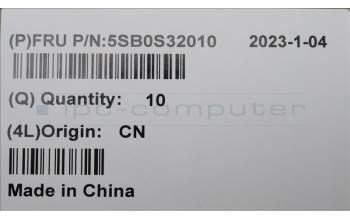 Lenovo 5SB0S32010 Speaker R&L C 82XD