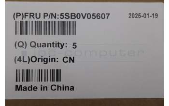 Lenovo 5SB0V05607 Yoga2025 JBL 5w Woofer