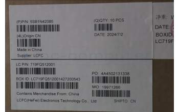 Lenovo 5SB1N42085 FRU SPK TBPLSG5 3411 YG