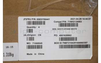 Lenovo 5SE0Y56441 STAND Monitor stand,White,AIO 3 27