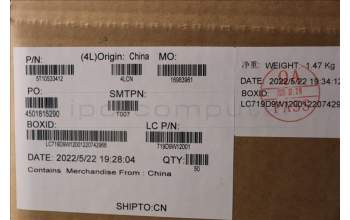 Lenovo 5T10S33412 Removable Tape L82TF