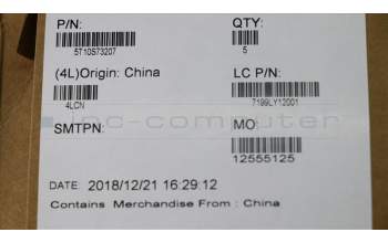 Lenovo 5T10S73207 TAPE Removable Tape L 81C4