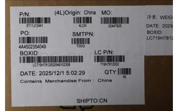 Lenovo 5T11J12441 TAPE L 83UT Removable Tape R+L*5