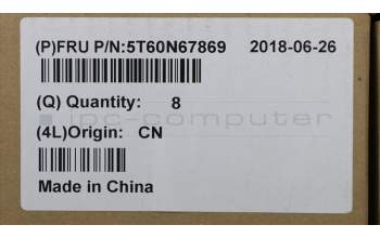 Lenovo 5T60N67869 TOUCHPAD TP ModuleC 80X6 W/CableGunMetal