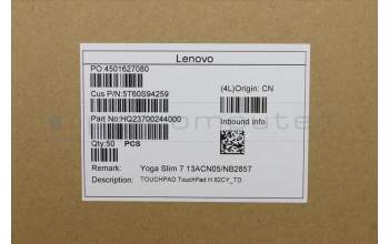 Lenovo 5T60S94259 TOUCHPAD TouchPad H 82CY_TD