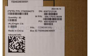 Lenovo 5T60S94273 TOUCHPAD W 21AT SG