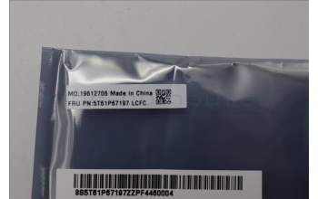 Lenovo 5T61P67197 TOUCHPAD CS22_3+2bCP,GLM,BK,NONFC,CHY,EL