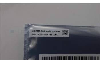 Lenovo 5T61P74261 CS25 3+2bCP, Glass like Mylar, SY PCB, Black, NFC, SOVP&MP, TRI