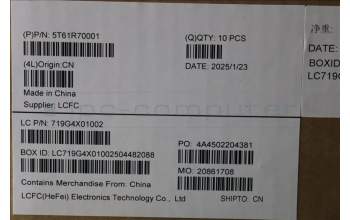 Lenovo 5T61R70001 TOUCHPAD CLICKPAD
