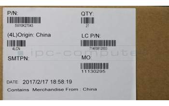 Lenovo 5W10K27043 WLAN L80QQ 1x1 BGN+BT4.0