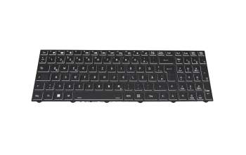 6-79-PD50SNEGK-xxx Original Clevo Tastatur DE (deutsch) schwarz mit Backlight