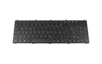 6-79-W25AEU0K-070-W Original Clevo Tastatur DE (deutsch) schwarz