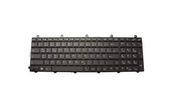 6-80-P2700-070-3 Original Clevo Tastatur DE (deutsch) schwarz mit Backlight