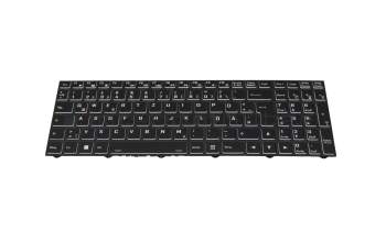 6-80-PC5H3-190-1 Original Clevo Tastatur DE (deutsch) schwarz mit Backlight