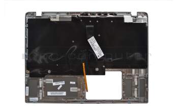 60.RZCN2.045 Original Acer Tastatur inkl. Topcase DE (deutsch) schwarz/silber mit Backlight