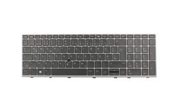 6037B0142104 Original HP Tastatur DE (deutsch) schwarz mit Backlight und Mouse-Stick