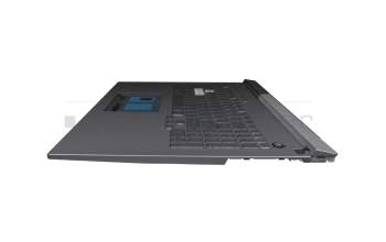 6037B0210313 Original Asus Tastatur inkl. Topcase DE (deutsch) schwarz/weiß/schwarz mit Backlight (RGB 4-ZONE)