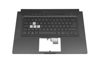 6037B0211413 Original Asus Tastatur inkl. Topcase DE (deutsch) schwarz/schwarz mit Backlight